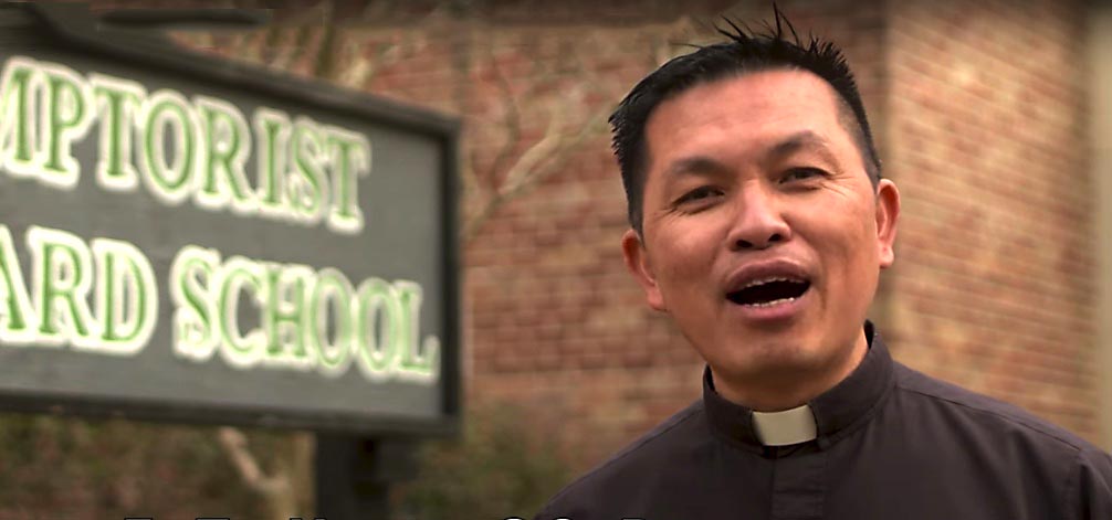 Fr. Tat Hoang, C.Ss.R., pastor of Redemptorist St.Gerard Catholic School